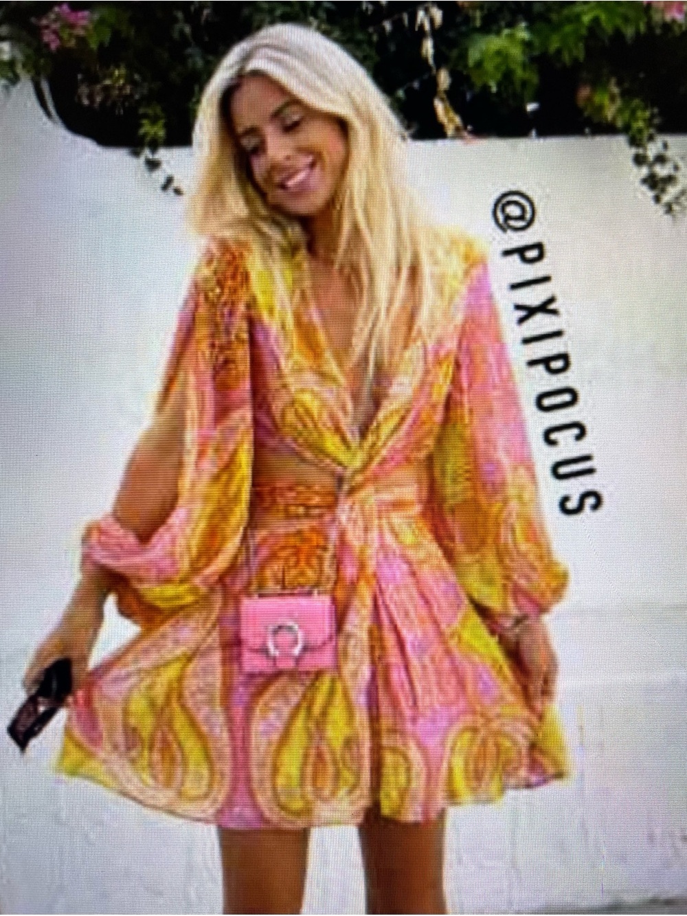 Stunning Zara Cut-Out Floral Open Long Sleeve Dress
